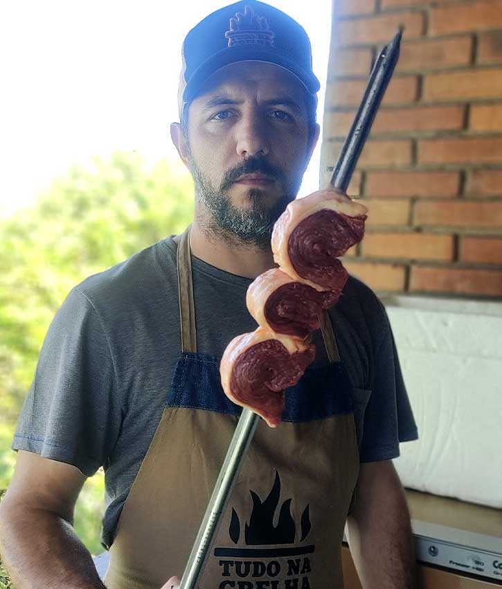 buffet de churrasco em casa